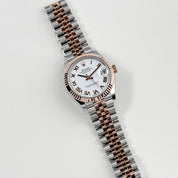 Rolex Datejust 31 278271 'Ladies' Stainless Steel Rose Gold White Roman Numerals Dial (2025)
