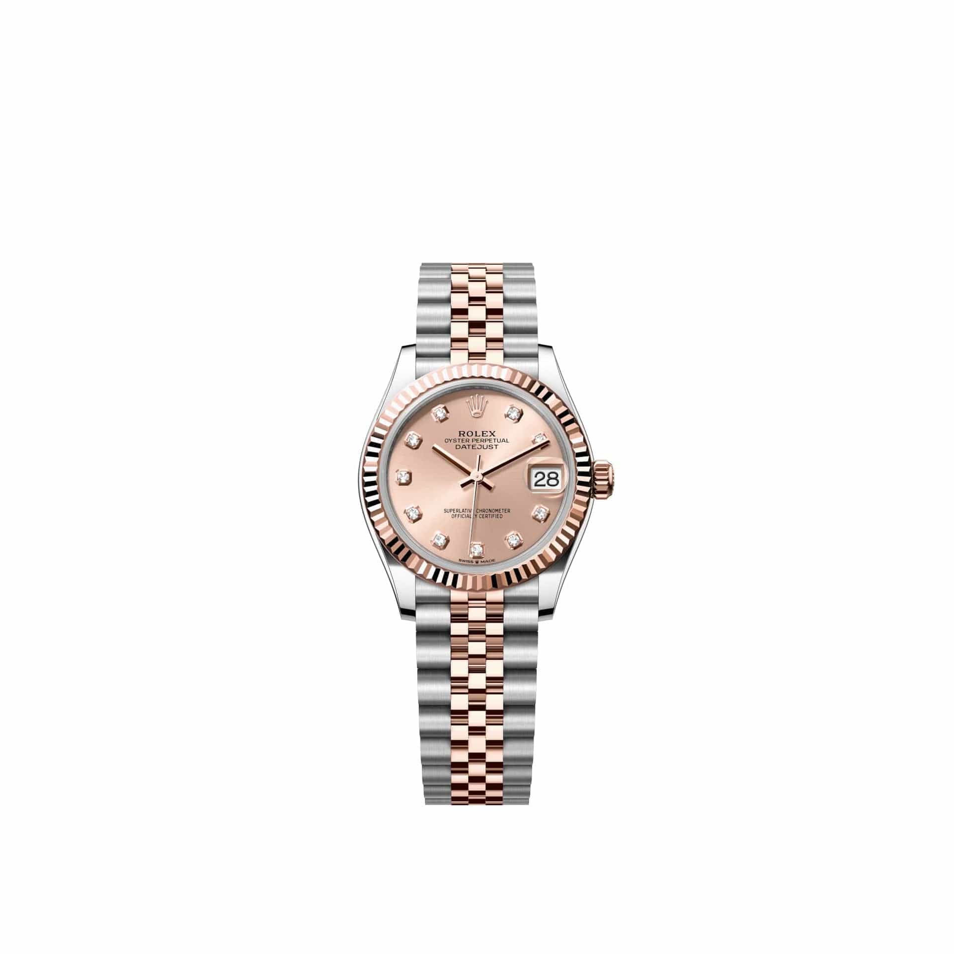 Rolex Datejust 31 278271 Rose Gold Stainless Steel Rose Diamond Dial Jubilee (2026)