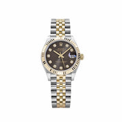 Rolex Datejust 31 278273 'Ladies' Stainless Steel Yellow Gold Dark Grey Diamond Dial Jubilee (2026)