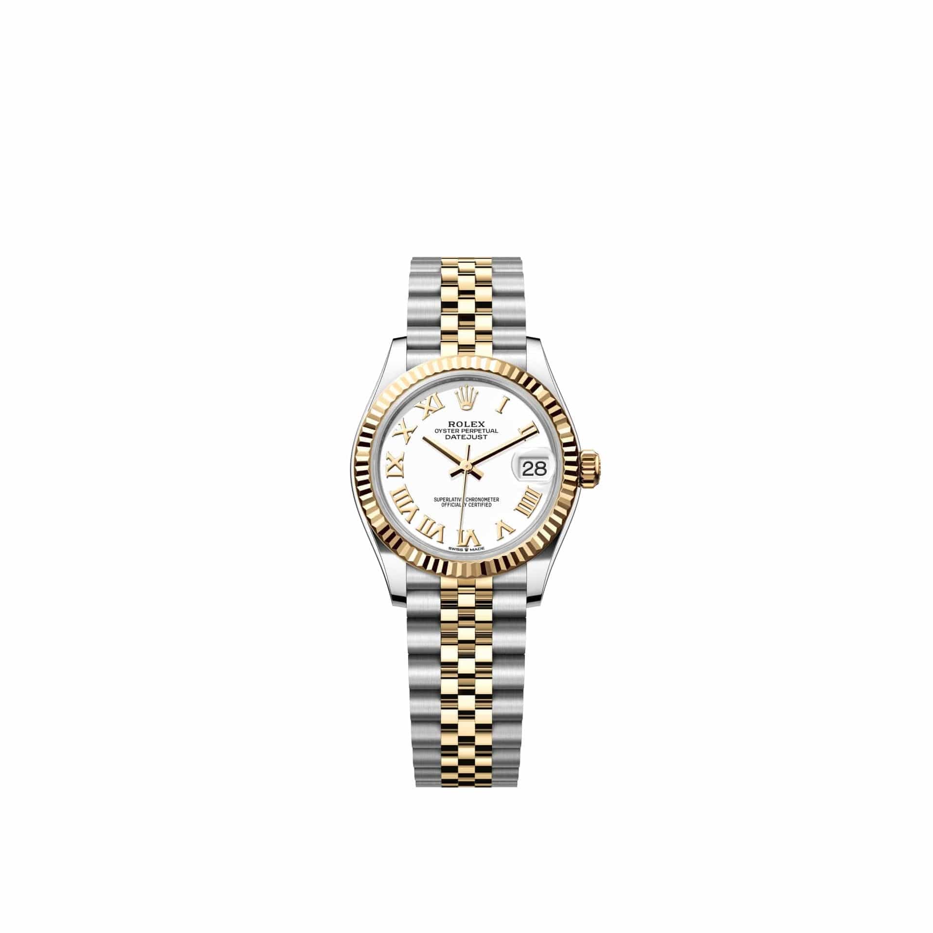 Rolex Datejust 31 278273 Yellow Gold Stainless Steel White Roman Dial Jubilee (2026)