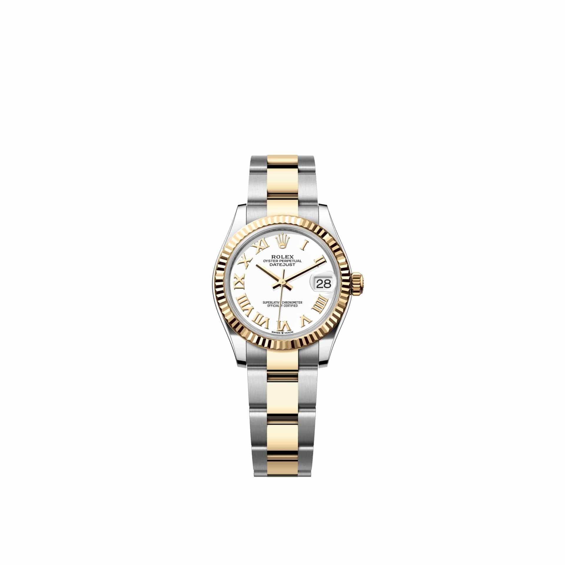 Rolex Datejust 31 278273 Yellow Gold Stainless Steel White Roman Dial Oyster (2026)