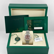 Rolex Datejust 31 278274 'Ladies' Stainless Steel Pink Diamond Dial Jubilee (2025)