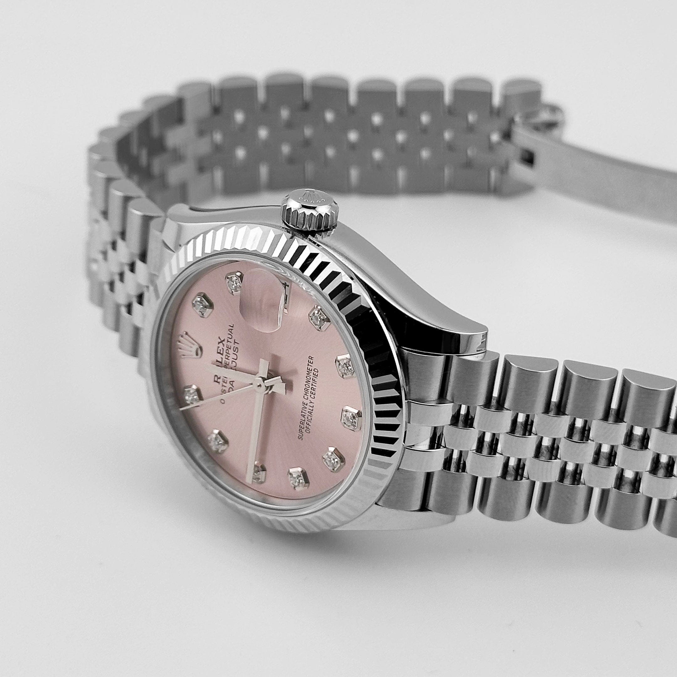 Rolex Datejust 31 278274 'Ladies' Stainless Steel Pink Diamond Dial Jubilee (2025)