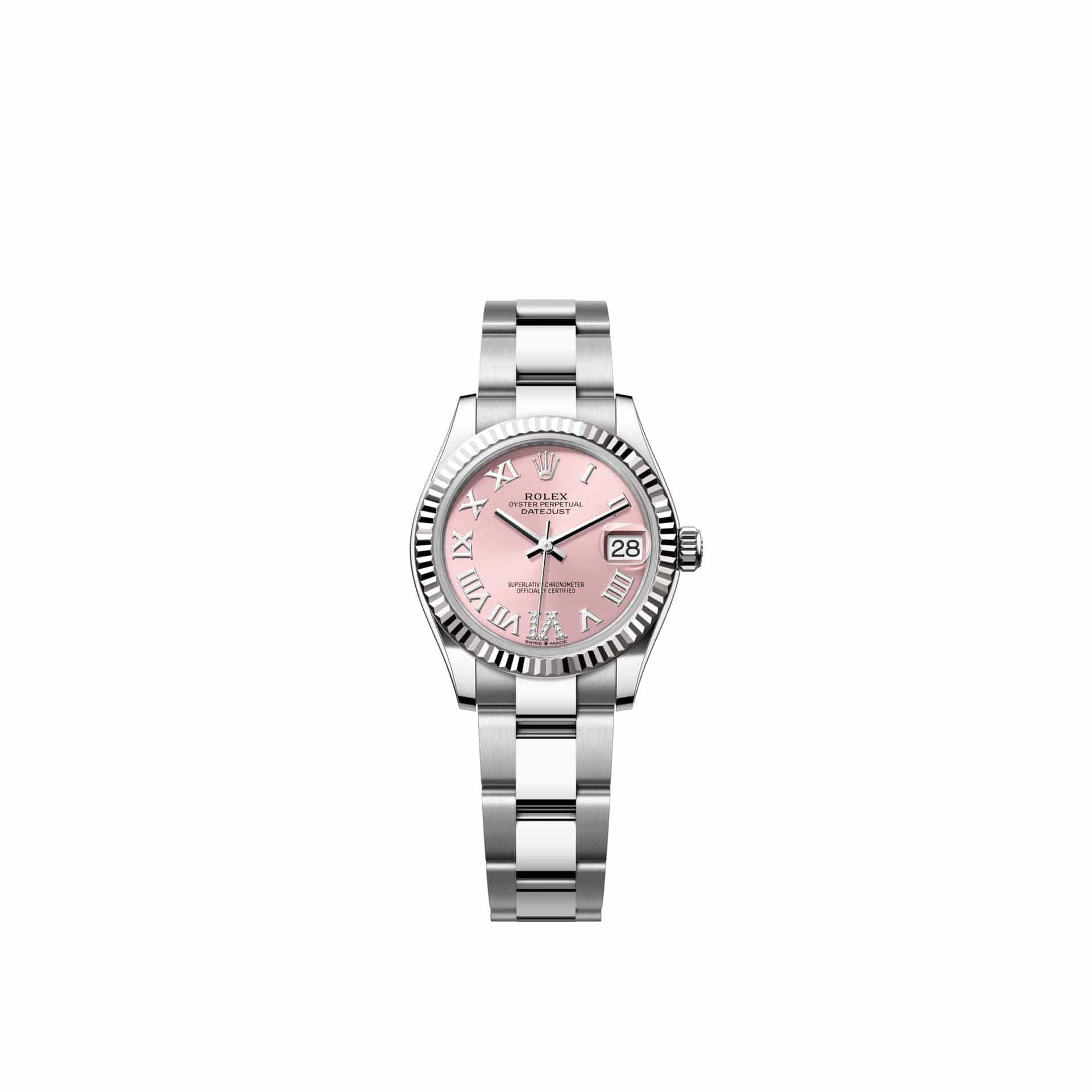 Rolex Datejust 31 278274 Stainless Steel Pink Diamond Roman Dial Oyster (2026)