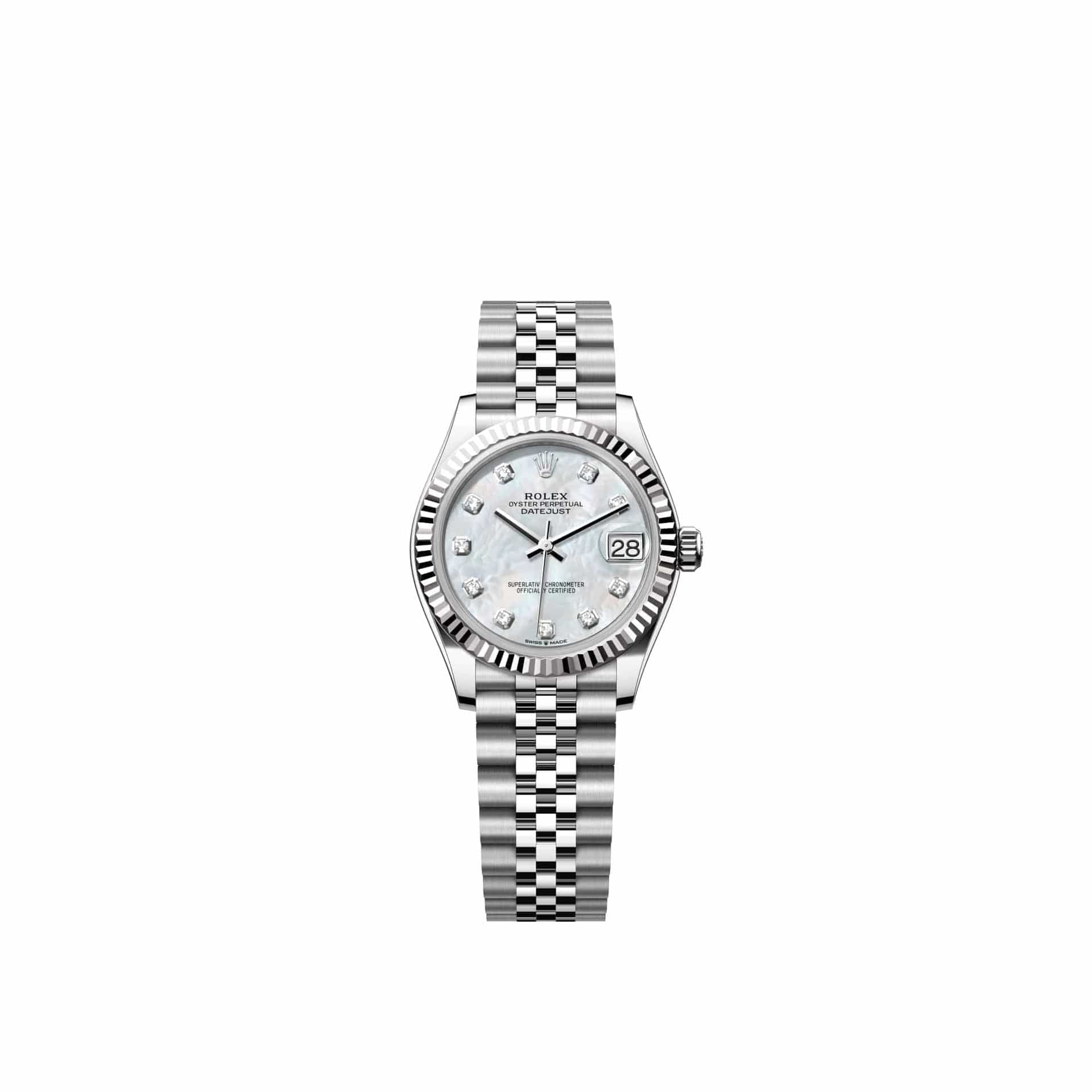 Rolex Datejust 31 278274 Stainless Steel White Mother of Pearl Diamond Dial Jubilee (2026)