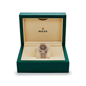 Rolex Datejust 31 278275 'Ladies' Rose Gold Chocolate Roman Numerals Diamond Dial (2026)