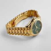 Rolex Datejust 31 278278 'Ladies' Yellow Gold Malachite Diamond Dial
