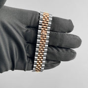 Rolex Datejust 31 278381RBR 'Ladies' Stainless Steel Rose Gold Brown Roman Numerals Diamond Dial Diamond Bezel Jubilee (2025)