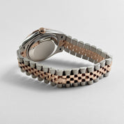 Rolex Datejust 31 278381RBR 'Ladies' Stainless Steel Rose Gold Brown Roman Numerals Diamond Dial Diamond Bezel Jubilee