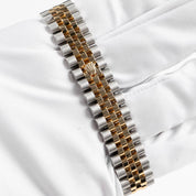 Rolex Datejust 31 278383RBR 'Ladies' Stainless Steel Yellow Gold Mother of Pearl Diamond Dial Diamond Bezel Jubilee (2026)