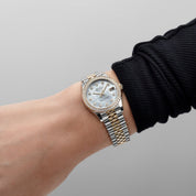 Rolex Datejust 31 278383RBR 'Ladies' Stainless Steel Yellow Gold Mother of Pearl Diamond Dial Diamond Bezel Jubilee (2026)