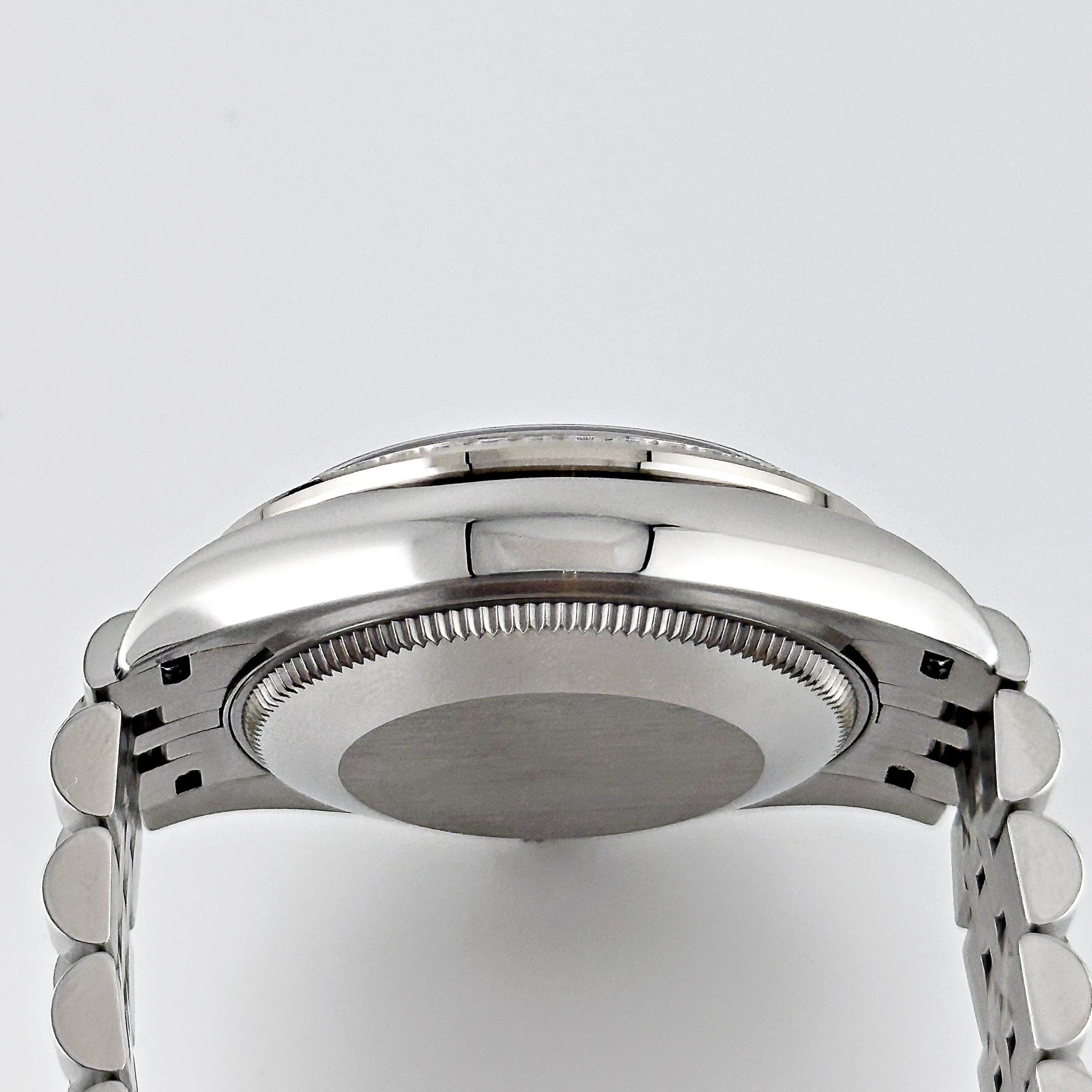 Rolex Datejust 31 278384RBR 'Ladies' Stainless Steel Diamond Bezel Violet Roman Dial Jubilee