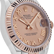 Luxury Watch Rolex Datejust 31 Rose Gold Stainless Steel Rose Dial Roman Numerals Jubilee 278271 Wrist Aficionado