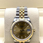 Luxury Watch Rolex Datejust 31 Yellow Gold & Stainless Steel Champagne Dial 278273 Wrist Aficionado