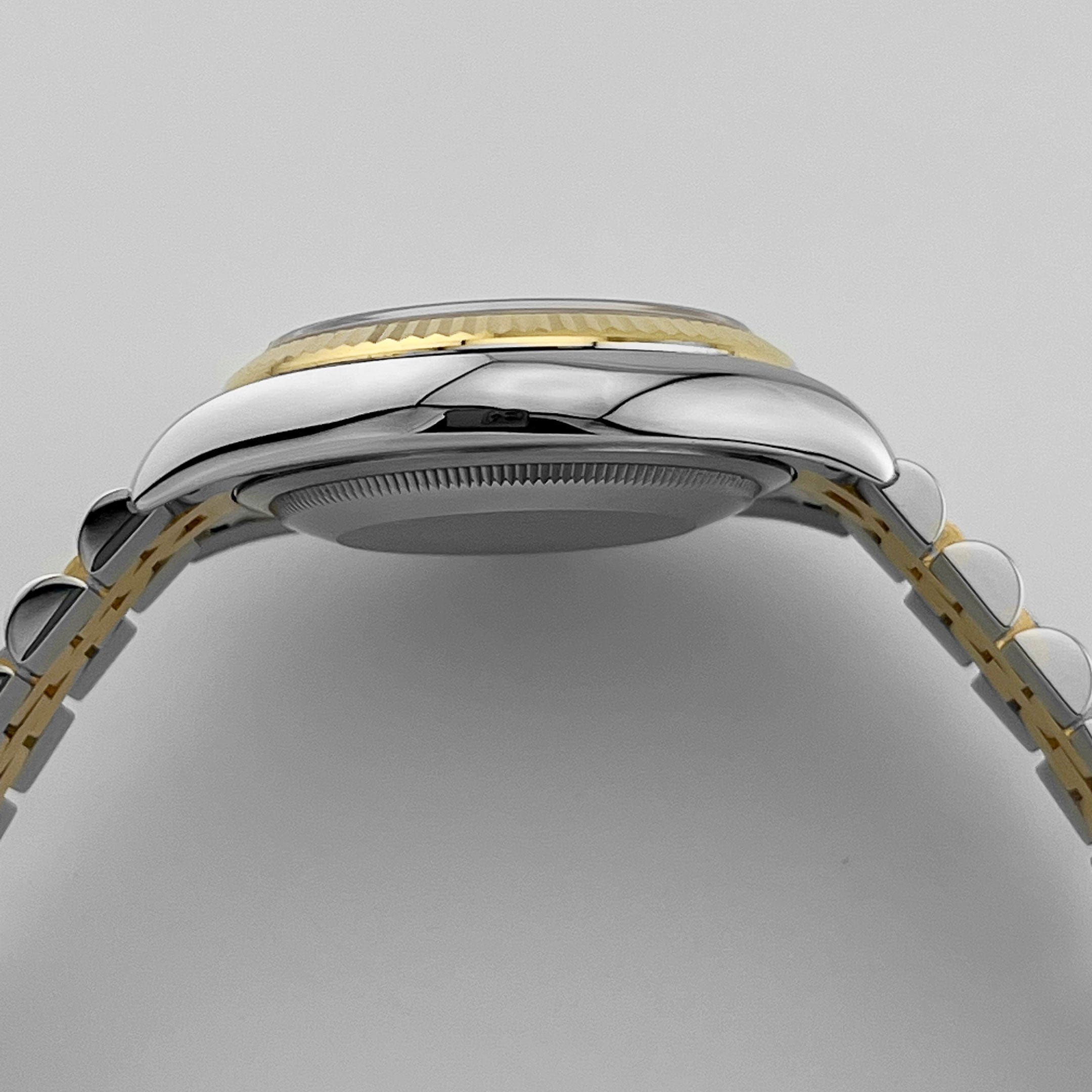 Rolex Datejust 36 116233 Yellow Gold Stainless Steel Black Diamond Dial Jubilee (2013)