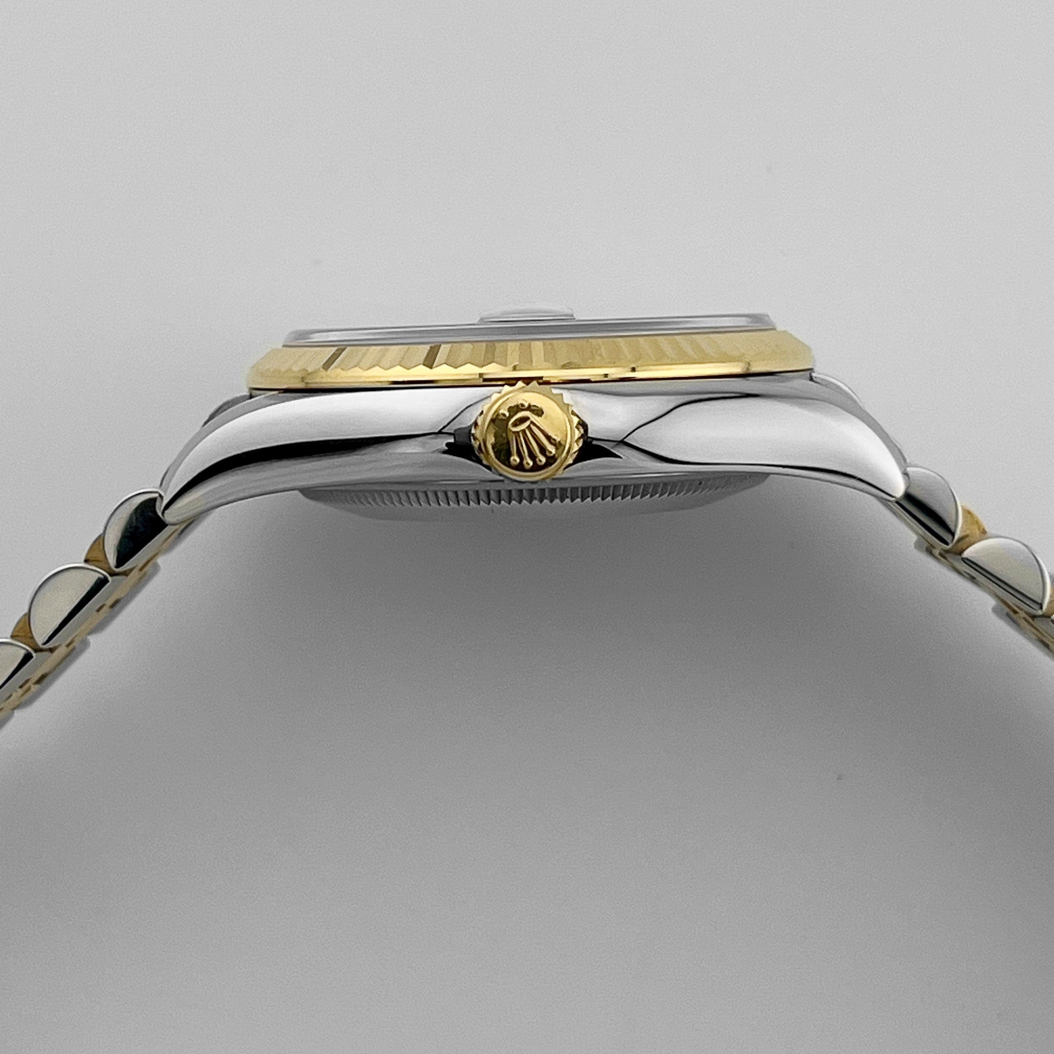 Rolex Datejust 36 116233 Yellow Gold Stainless Steel Black Diamond Dial Jubilee (2013)