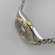 Rolex Datejust 36 116233 Yellow Gold Stainless Steel Black Diamond Dial Jubilee (2013)