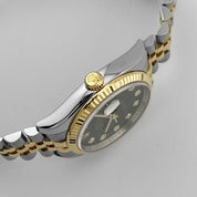 Rolex Datejust 36 116233 Yellow Gold Stainless Steel Black Diamond Dial Jubilee (2013)