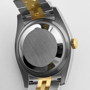 Rolex Datejust 36 116233 Yellow Gold Stainless Steel Black Diamond Dial Jubilee (2013)