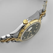 Rolex Datejust 36 116233 Yellow Gold Stainless Steel Black Diamond Dial Jubilee (2013)