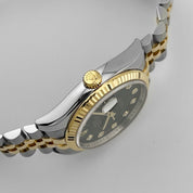 Rolex Datejust 36 116233 Yellow Gold Stainless Steel Black Diamond Dial Jubilee (2013)