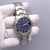 Luxury Watch Rolex Datejust 36 Stainless Steel Blue Dial 126200 Wrist Aficionado