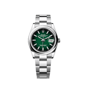 Rolex Datejust 36 126200 Stainless Steel Green Ombré Dial Oyster (2026)