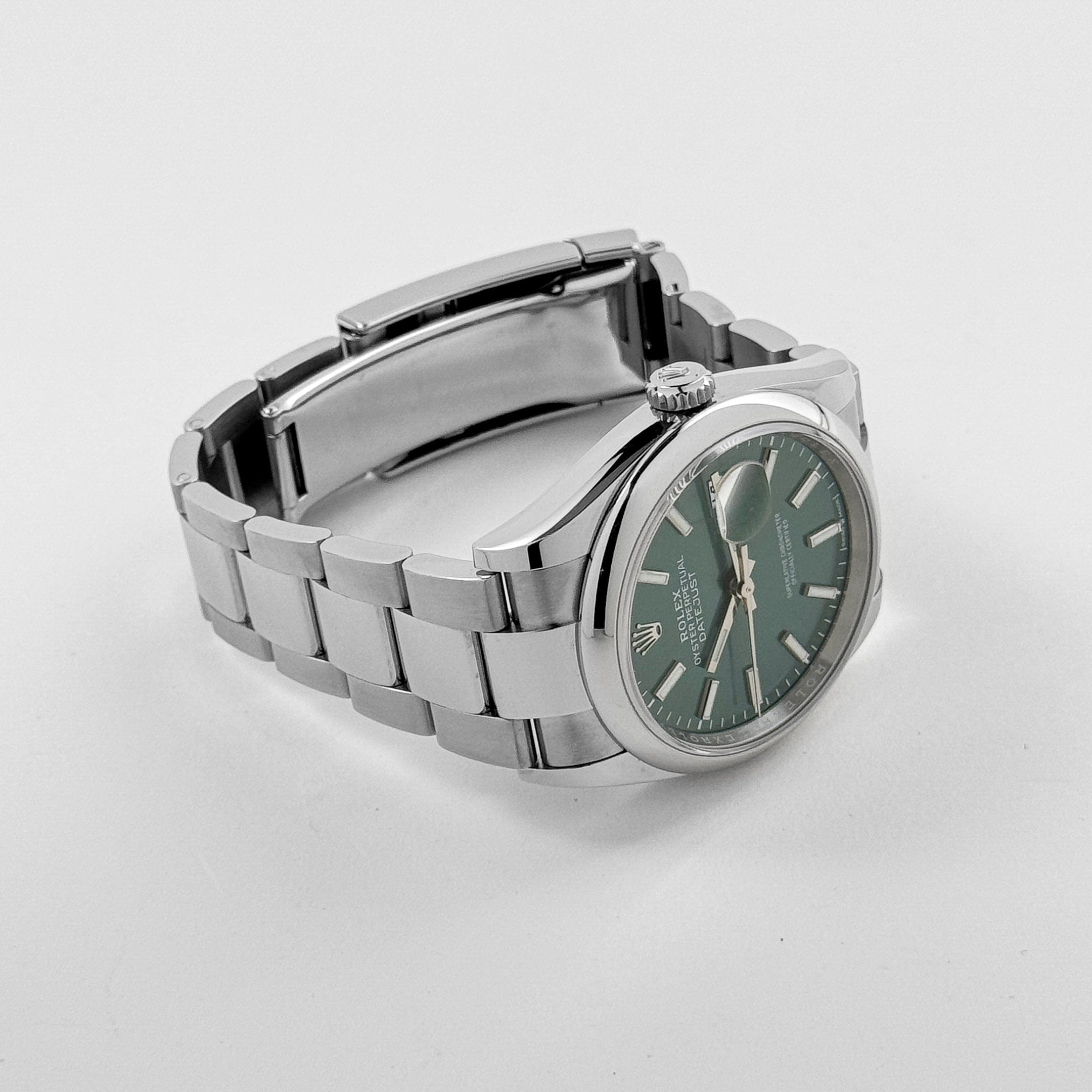 Rolex Datejust 36 126200 Stainless Steel Mint Green Dial Oyster (2023)