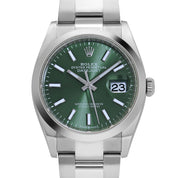 Rolex Datejust 36 126200 Stainless Steel Mint Green Dial Oyster (2025)