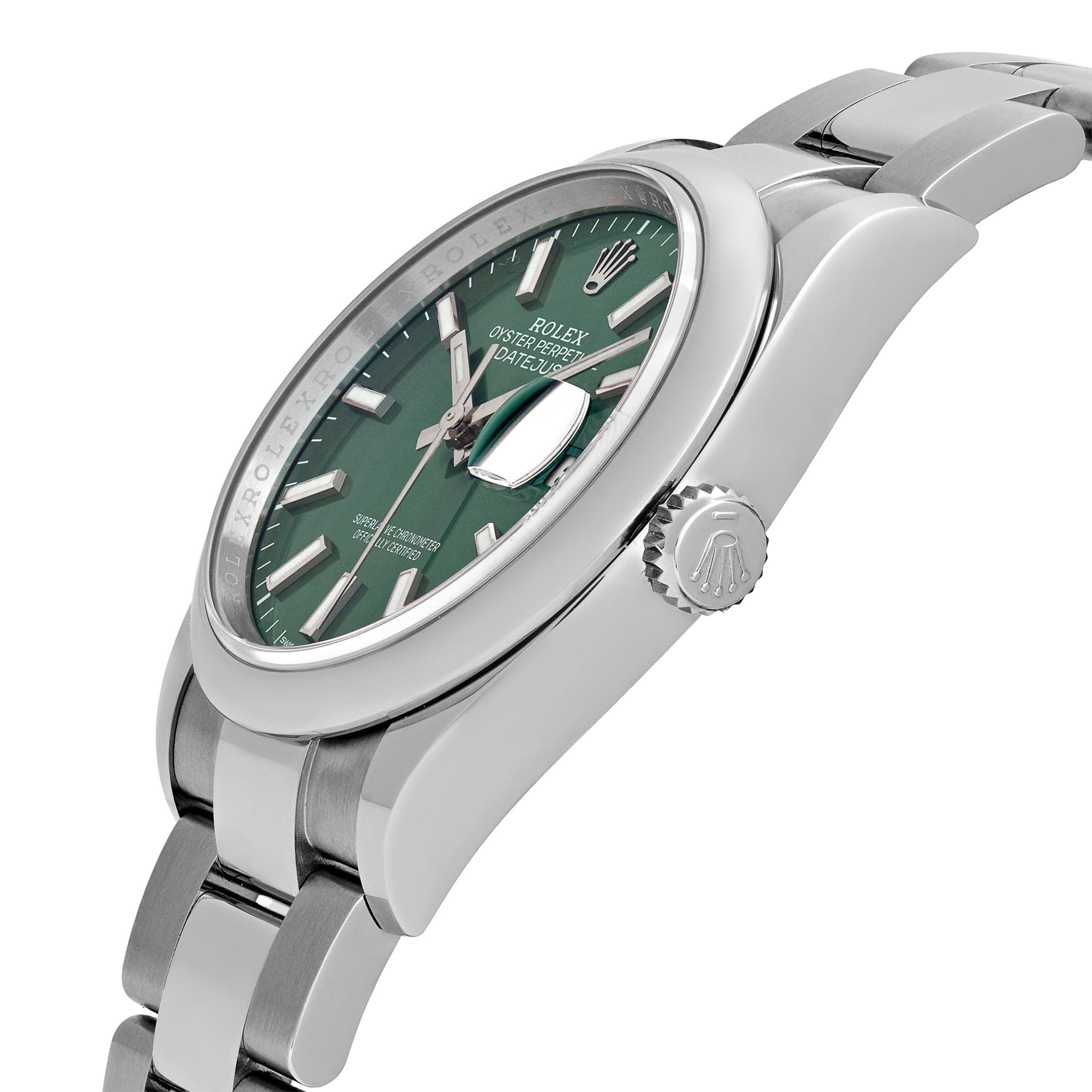 Rolex Datejust 36 126200 Stainless Steel Mint Green Dial Oyster (2025)