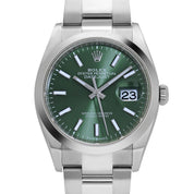 Rolex Datejust 36 126200 Stainless Steel Mint Green Dial Oyster (2025)