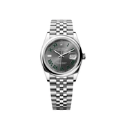 Rolex Datejust 36 126200 Stainless Steel 'Wimbledon' Slate Dial Jubilee (2026)