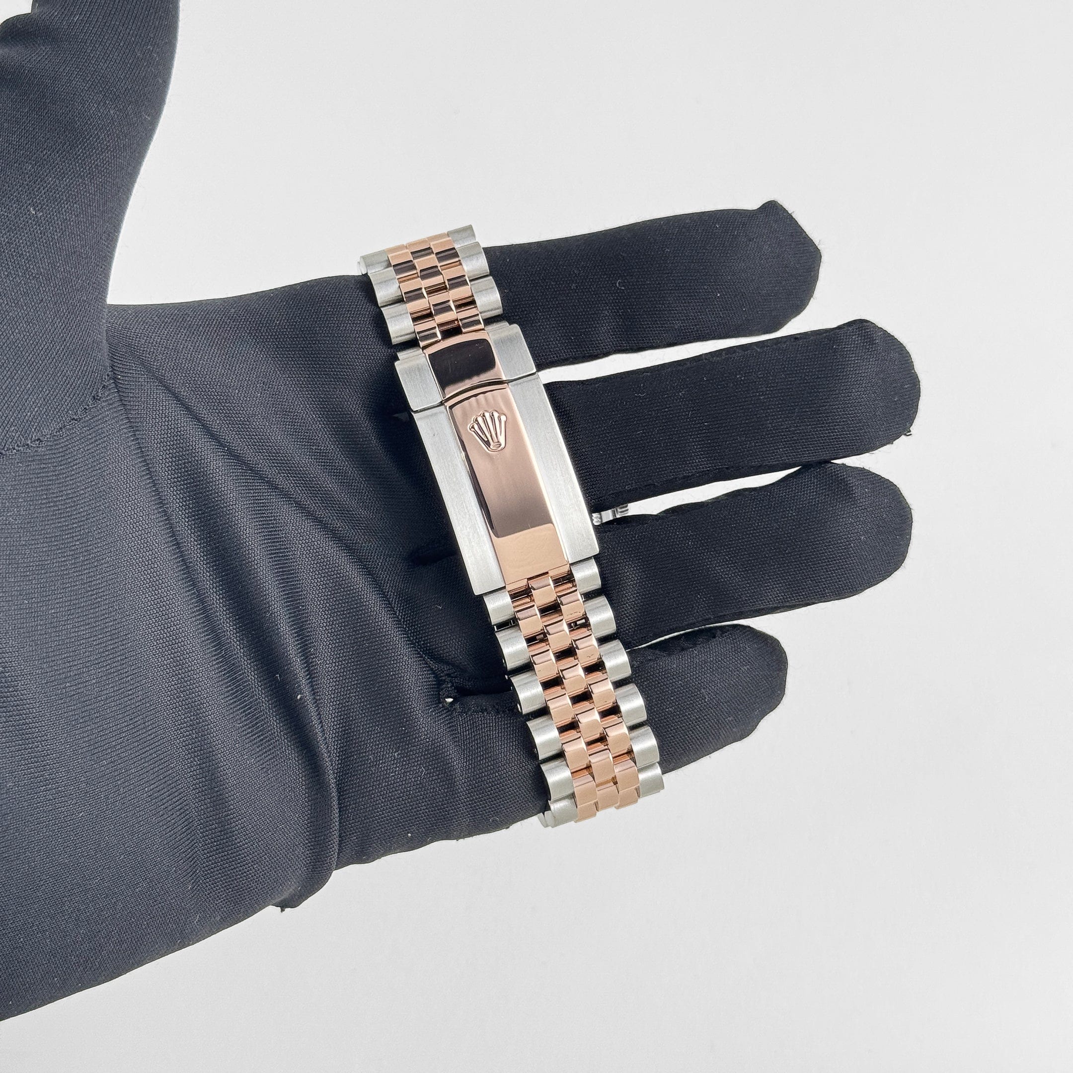 Rolex Datejust 36 126231 Rose Gold Stainless Steel Black Diamond Dial (2019)