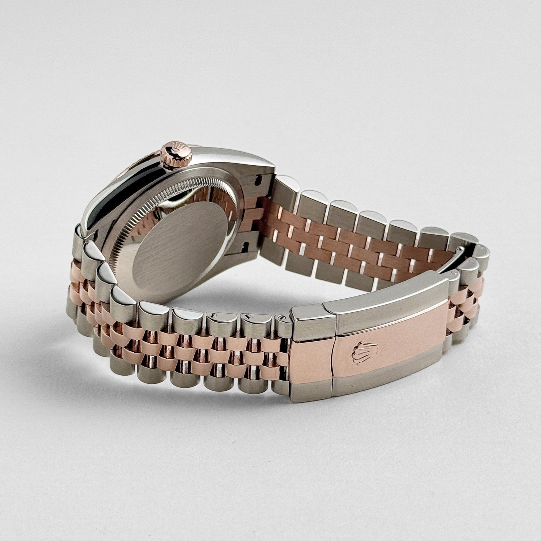 Rolex Datejust 36 126231 Rose Gold Stainless Steel Black Diamond Dial (2019)