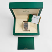 Rolex Datejust 36 126231 Rose Gold Stainless Steel Black Diamond Dial (2019)