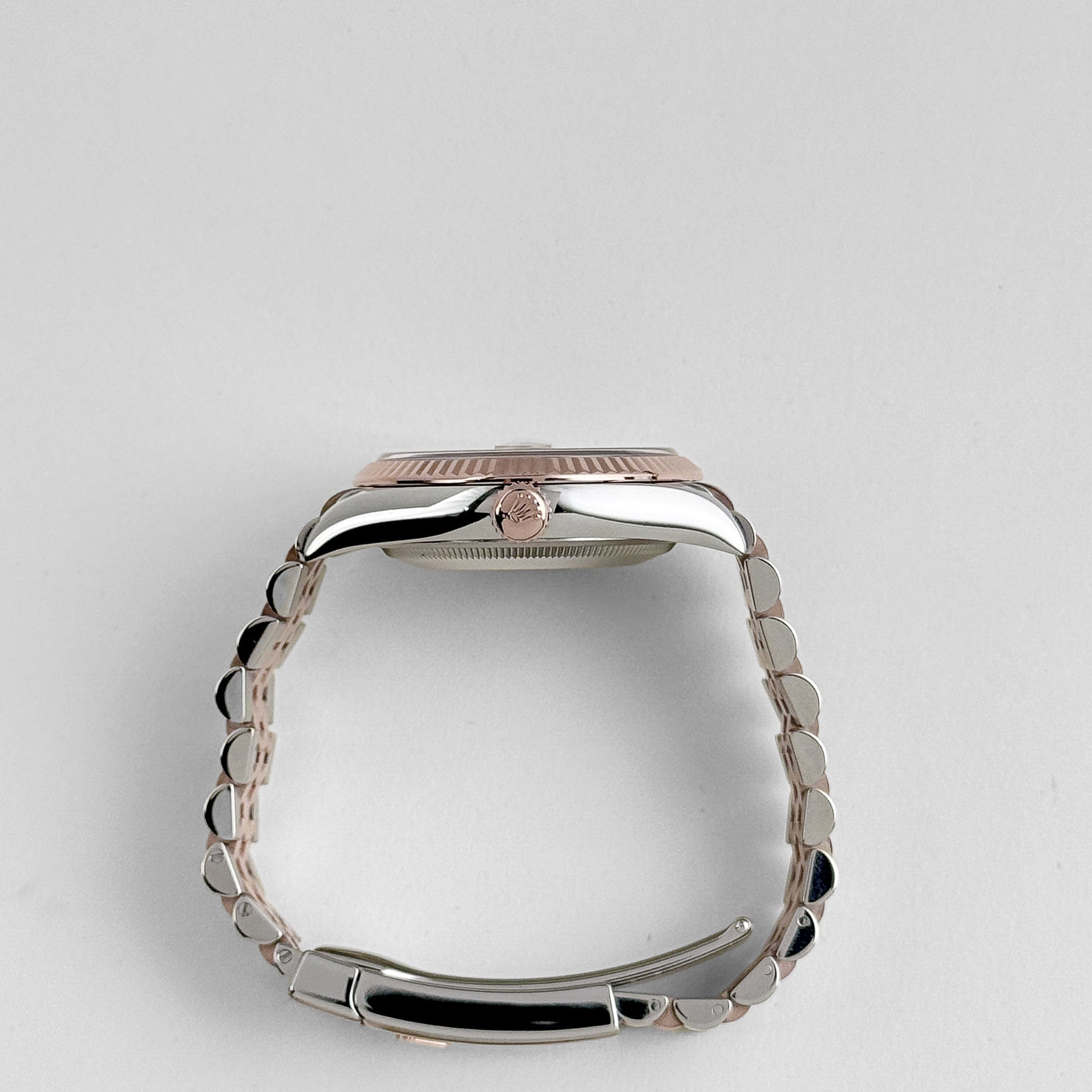 Rolex Datejust 36 126231 Rose Gold Stainless Steel Black Diamond Dial (2019)