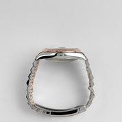 Rolex Datejust 36 126231 Rose Gold Stainless Steel Black Diamond Dial