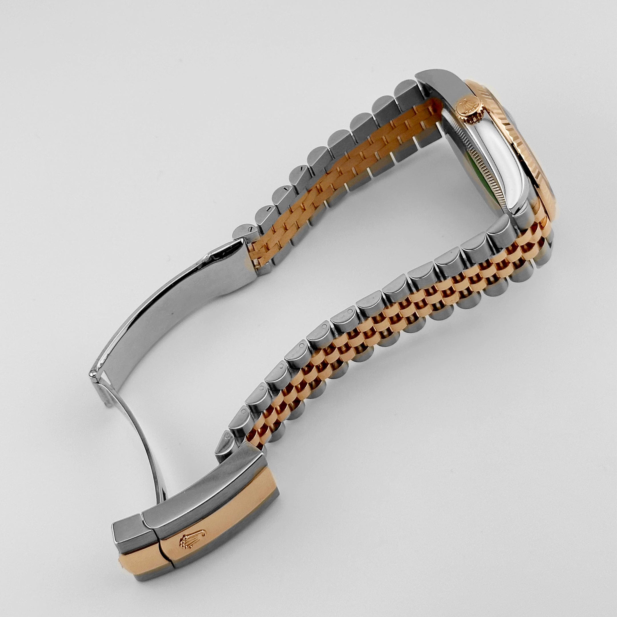 Rolex Datejust 36 126231 Rose Gold Stainless Steel Slate Motif Diamond Dial (2023)