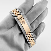 Rolex Datejust 36 126231 Rose Gold Stainless Steel Slate Motif Diamond Dial (2023)