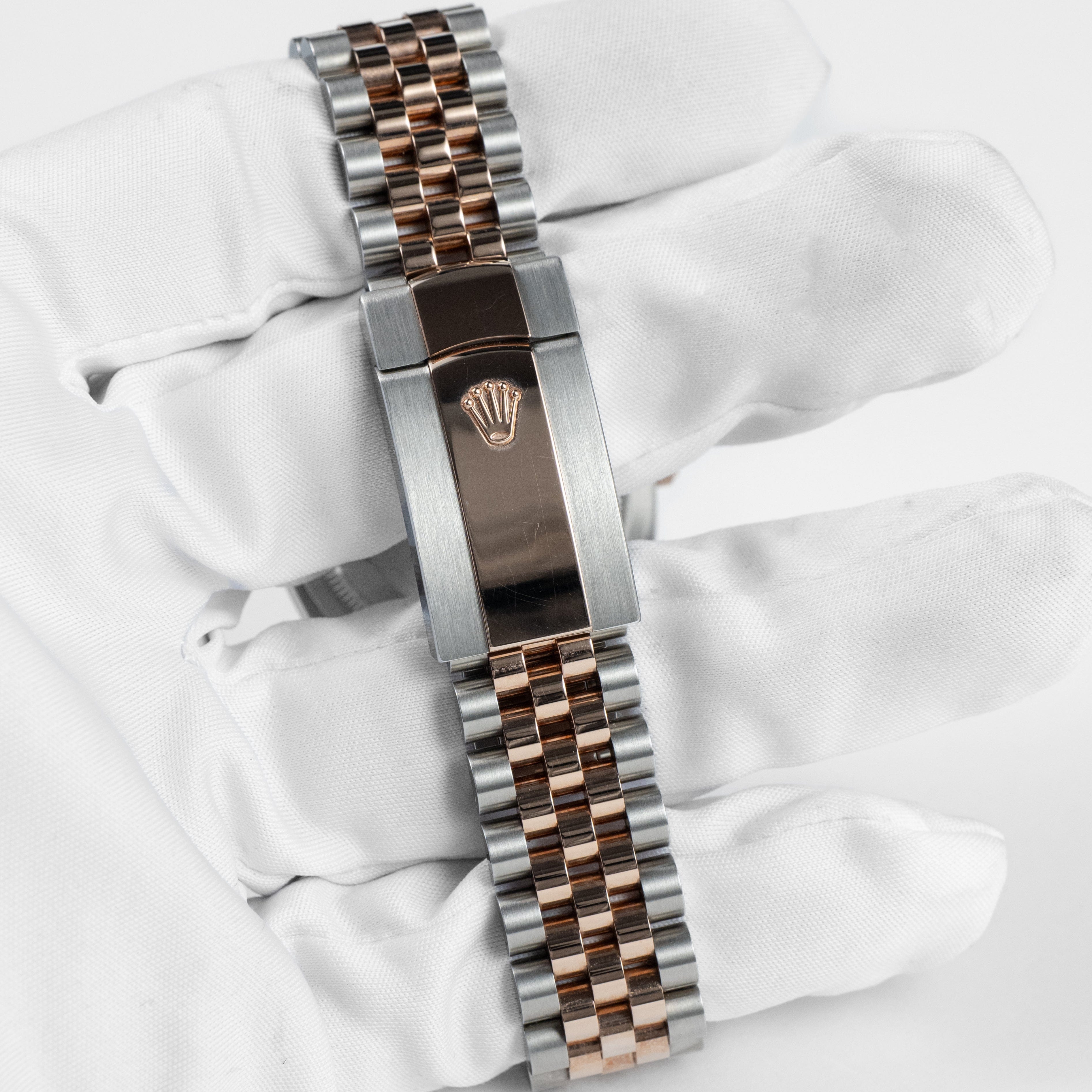 Rolex Datejust 36 126231 Rose Gold Stainless Steel Slate Motif Diamond Dial (2023)