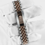 Rolex Datejust 36 126231 Rose Gold Stainless Steel Slate Motif Diamond Dial (2023)
