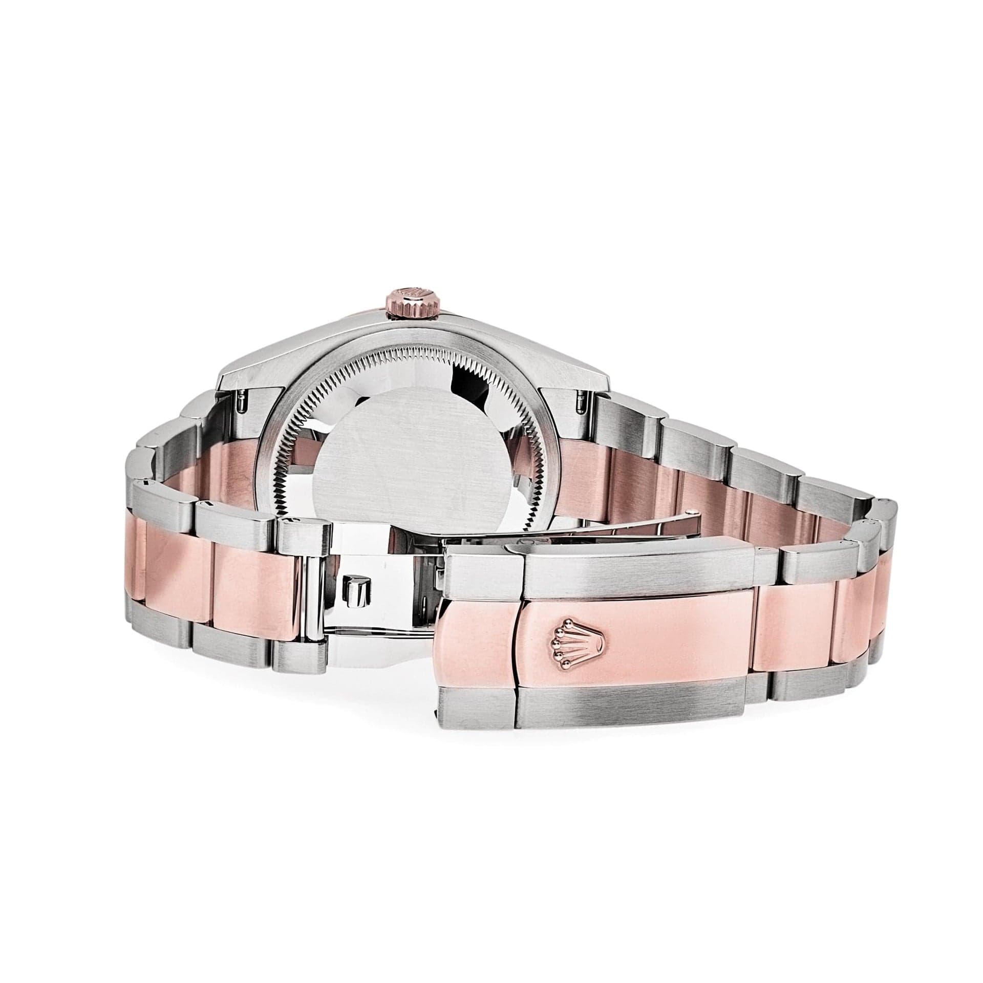 Rolex Datejust 126231 Rose Gold Stainless Steel Mother of Pearl Diamond Dial