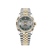 Rolex Datejust 36 126233 'Wimbledon' Stainless Steel Yellow Gold Slate Dial Jubilee (2026)