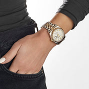 Rolex Datejust 36 126233 Yellow Gold Stainless Steel White Roman Dial Jubilee (2025)