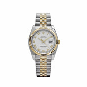 Rolex Datejust 36 126233 Yellow Gold Stainless Steel White Roman Dial Jubilee (2025)
