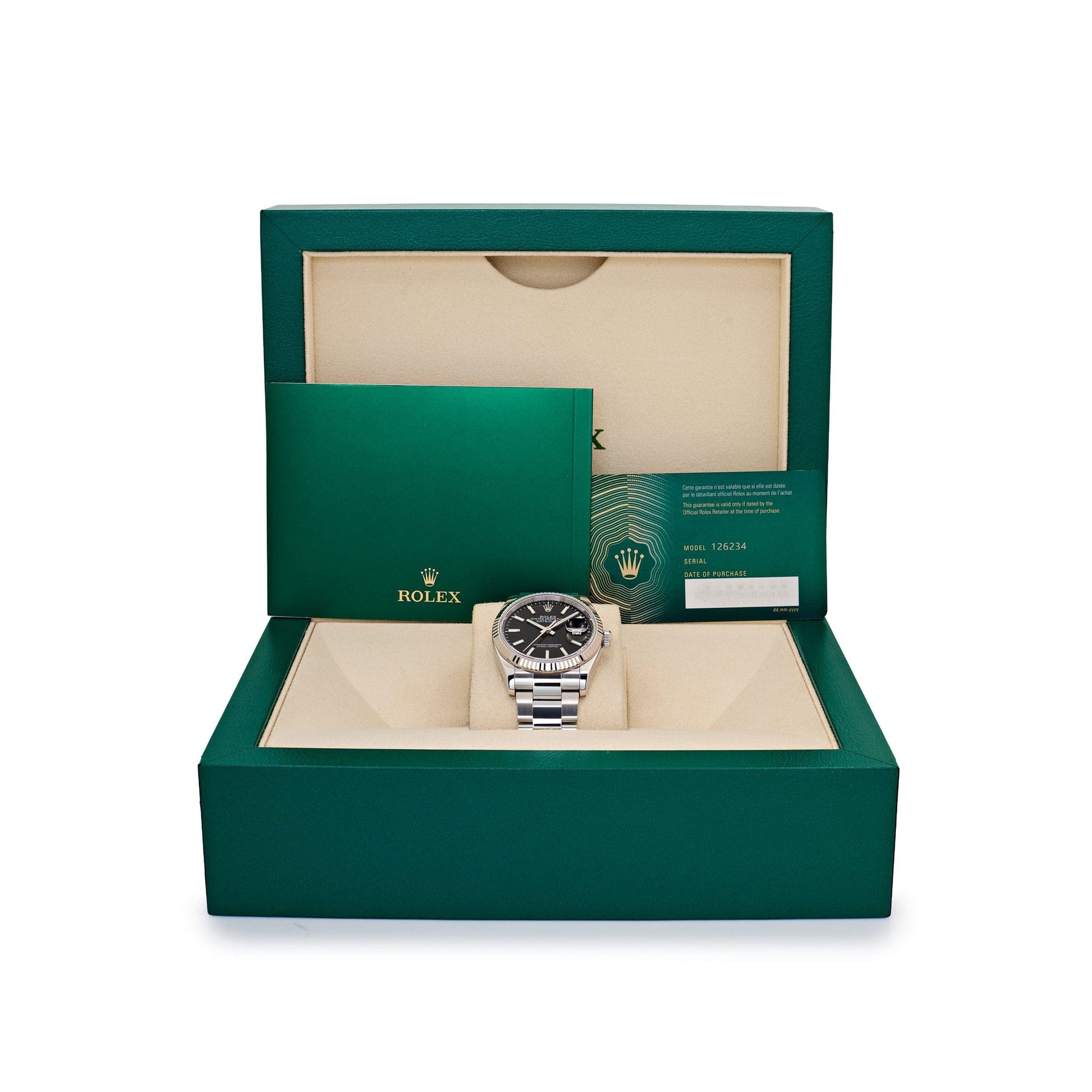 Rolex Datejust 36 126234 Stainless Steel Black Dial Oyster (2021)