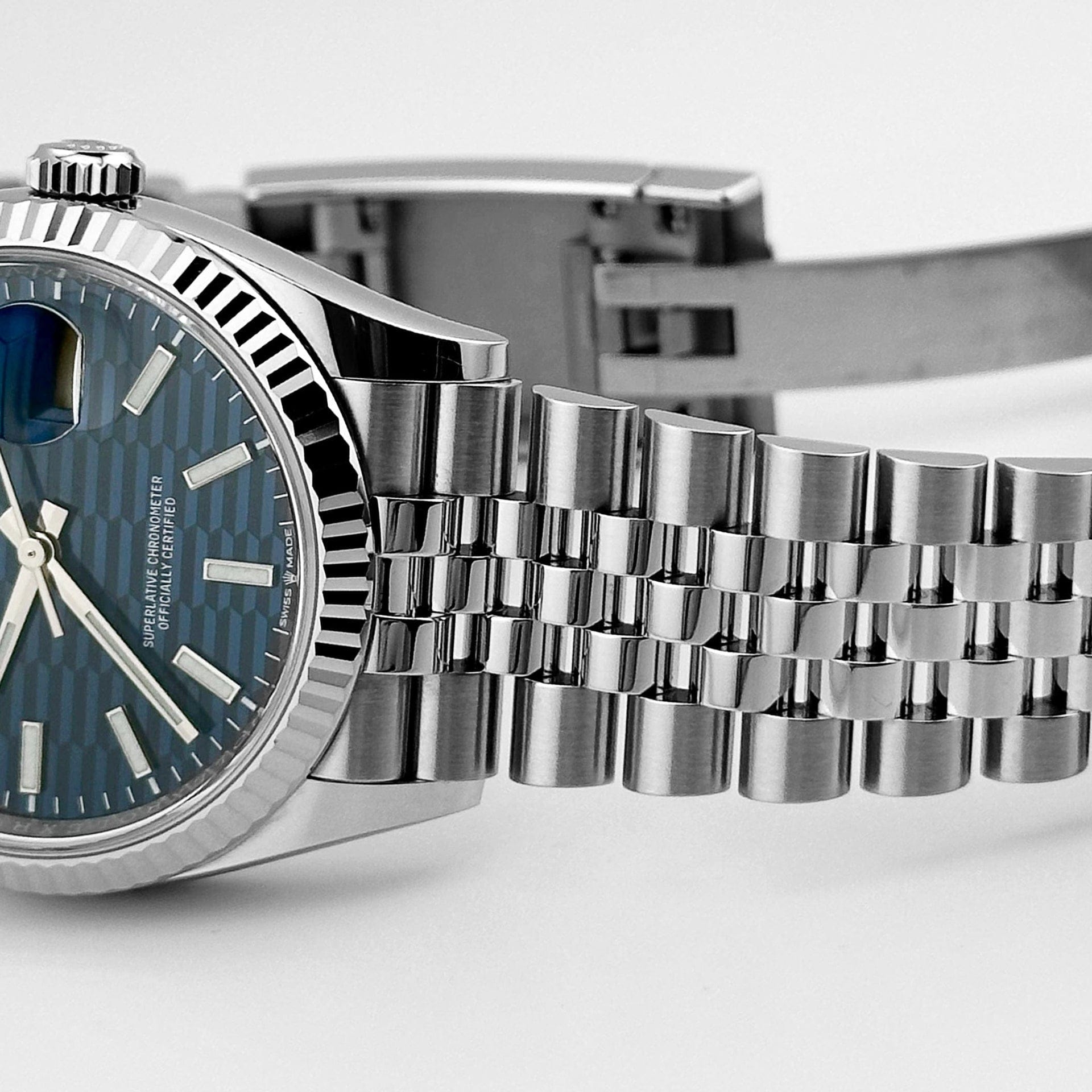 Rolex Datejust 36 126234 Stainless Steel Blue Motif Dial Jubilee (2023)