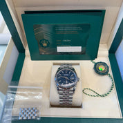 Rolex Datejust 36 126234 Stainless Steel Blue Motif Dial Jubilee (2023)