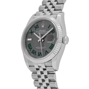 Rolex Datejust 36 126234 Stainless Steel Slate 'Wimbledon' Dial Jubilee (2025)