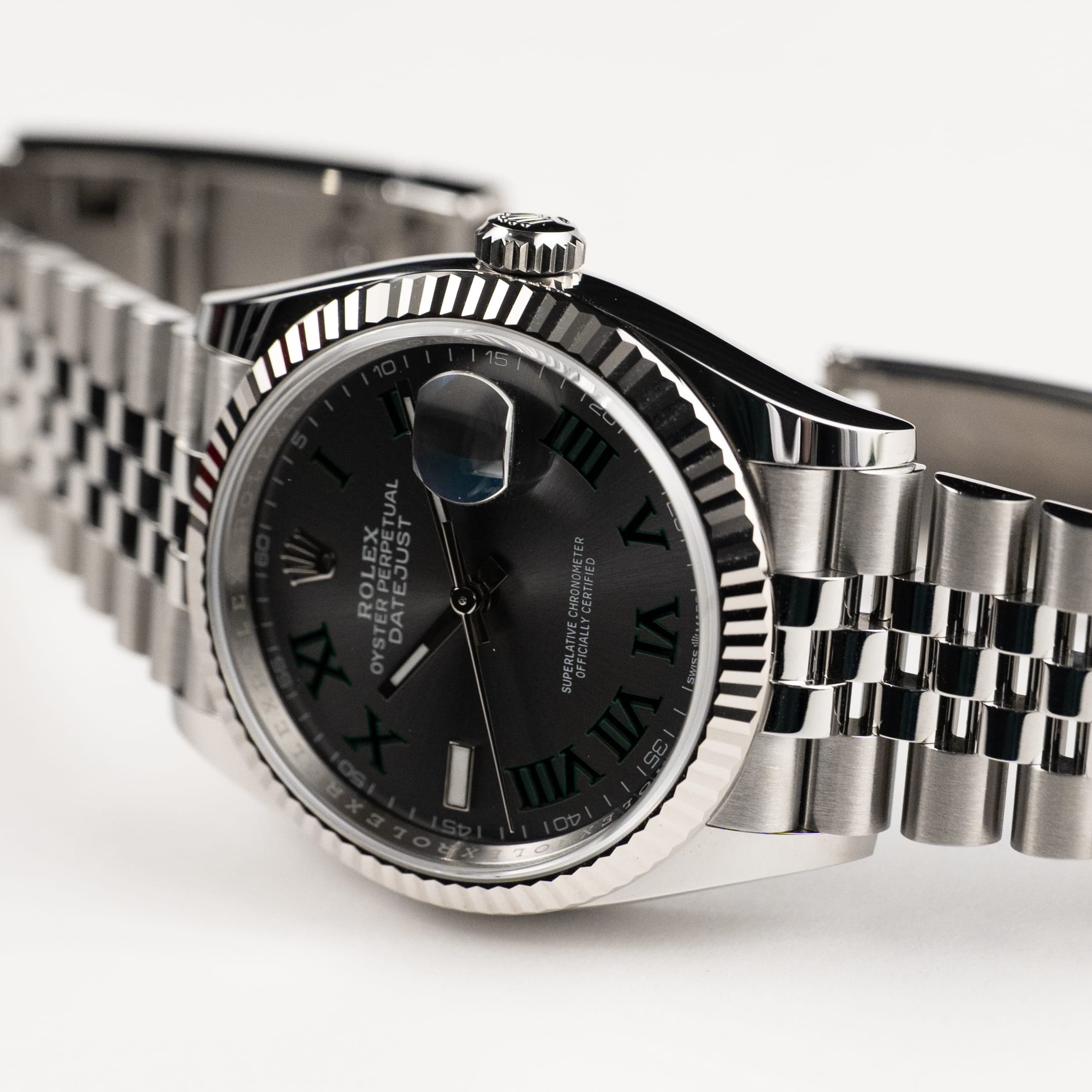 Rolex Datejust 36 126234 Stainless Steel Slate 'Wimbledon' Dial Jubilee (2026)